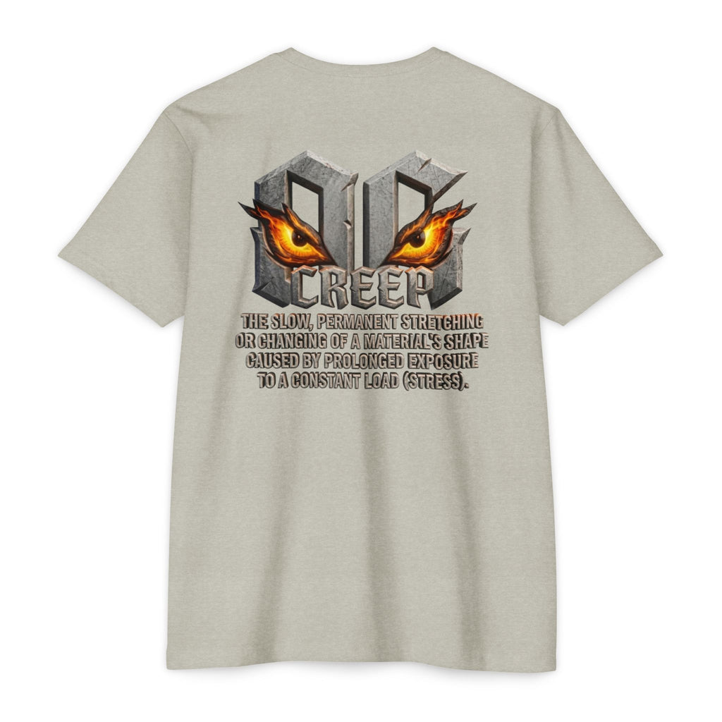 My Eyes Are Up Here T-Shirt — Funny Creepy Eyes Graphic Tee (Front/Back)