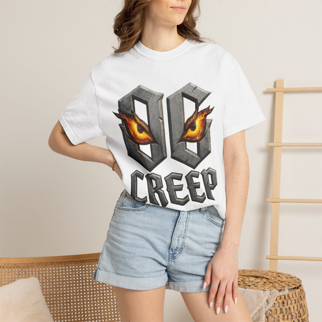 T-Shirt "Creep" Graphic Tee — Creepy Eyes Gothic Streetwear
