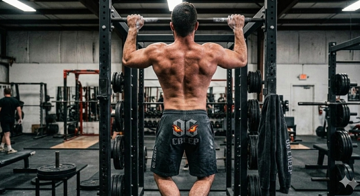 "GRIND" Dry-Wick Mesh Shorts — Asymmetric